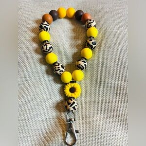 Handmade Beaded Charm Wristlet by Aloha!